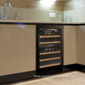 Storage cabinet 2 zones undercounter wine cooler freezer